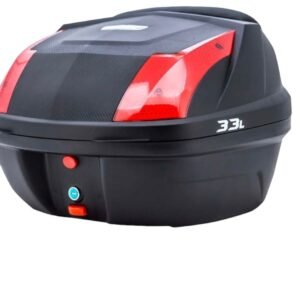 Maleta Plástica Cargo 30 LT Negra con rojo - FP