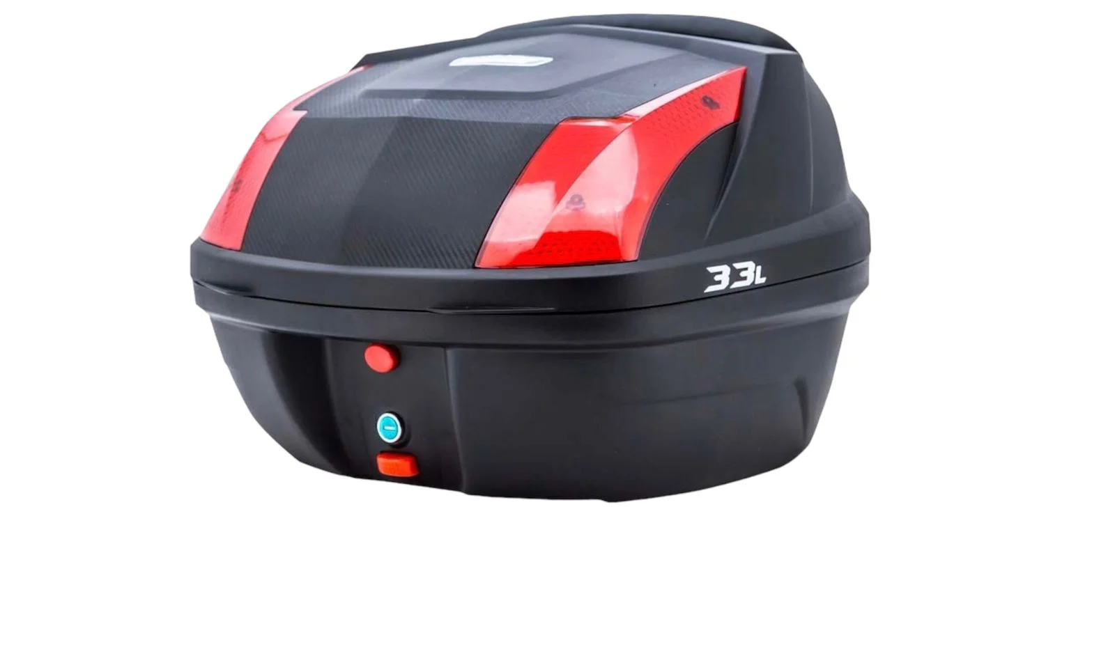 Maleta Plástica Cargo 30 LT Negra con rojo - FP