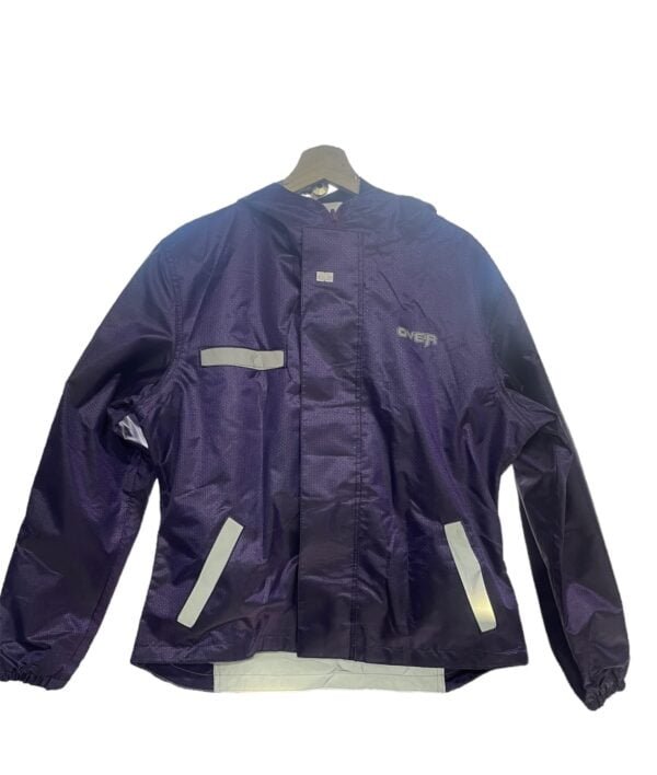 Chaqueta Doble Faz Morada Mujer - Over