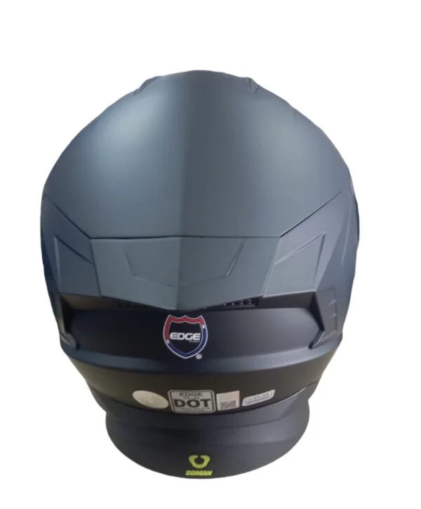 Casco Integral Extreme Solido Negro Mate - Edge - Image 3
