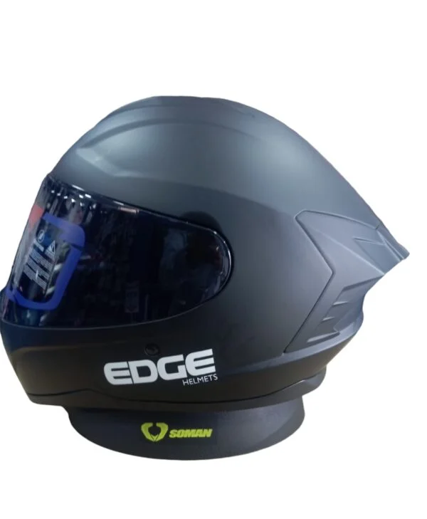Casco Integral Extreme Solido Negro Mate - Edge