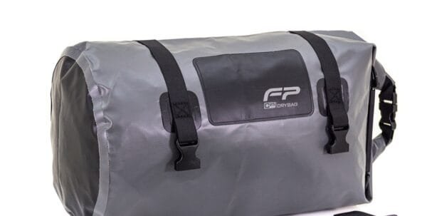 Maleta impermeable Drybag C25 Negro Gris GS FP Moto - Image 2