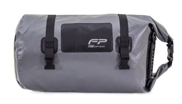 Maleta impermeable Drybag C25 Negro Gris GS FP Moto - Image 4