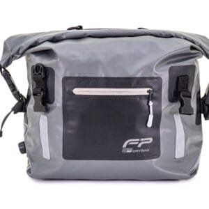 Maleta impermeable Drybag S20 Negro Gris FP Moto