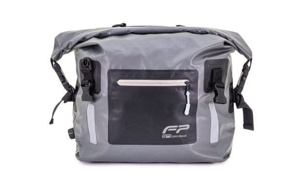 Maleta impermeable Drybag S20 Negro Gris FP Moto