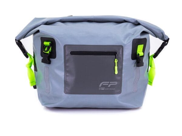 Maleta impermeable Drybag S30 Gris Neon FP Moto