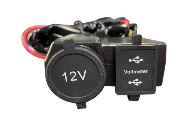 Puerto conexión 12voltios y USB para moto - FP
